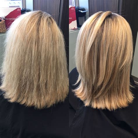 brazilian blowout before and after thin hair